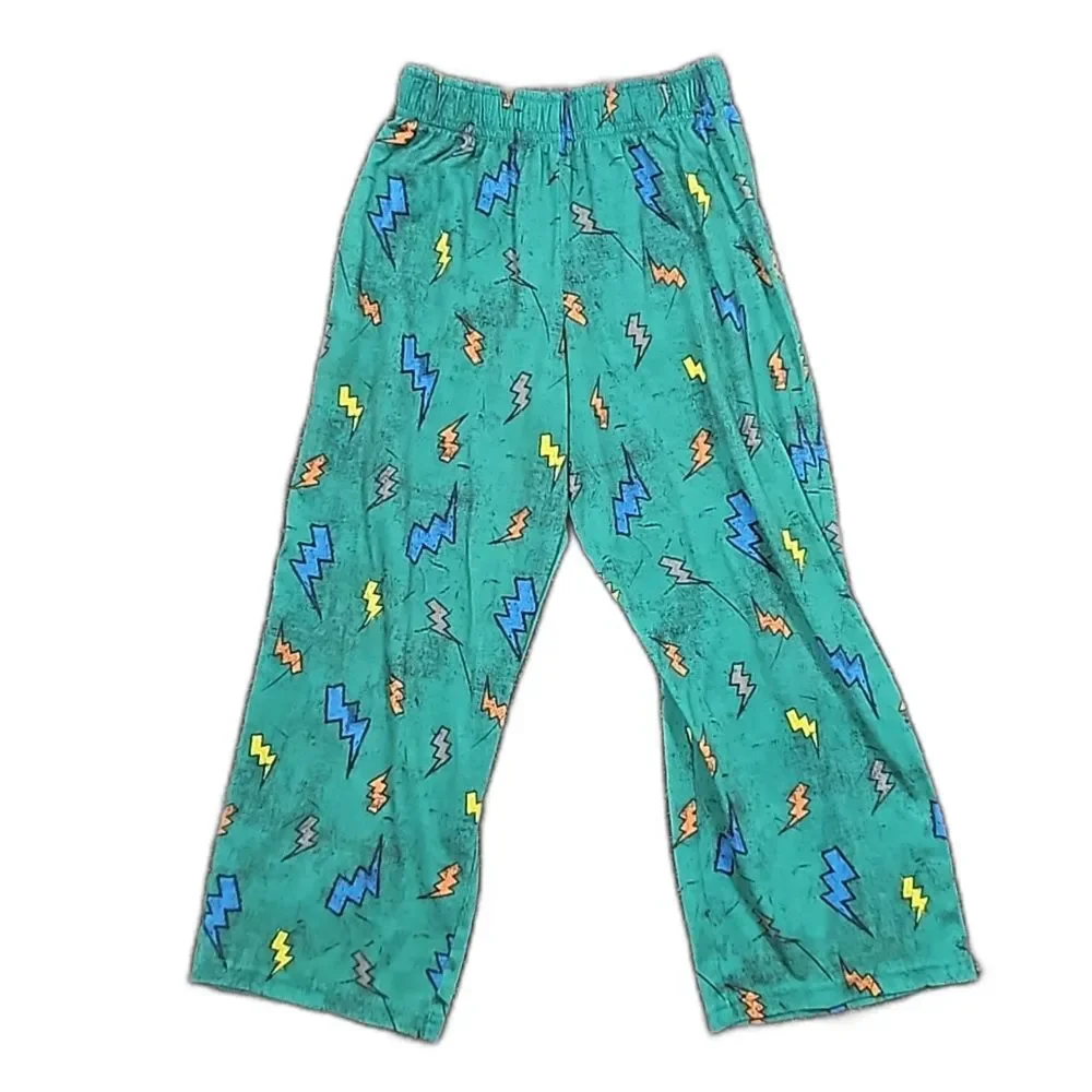 Circo Boys 8-10 Green with Lightning Bolt Pajama Bottoms